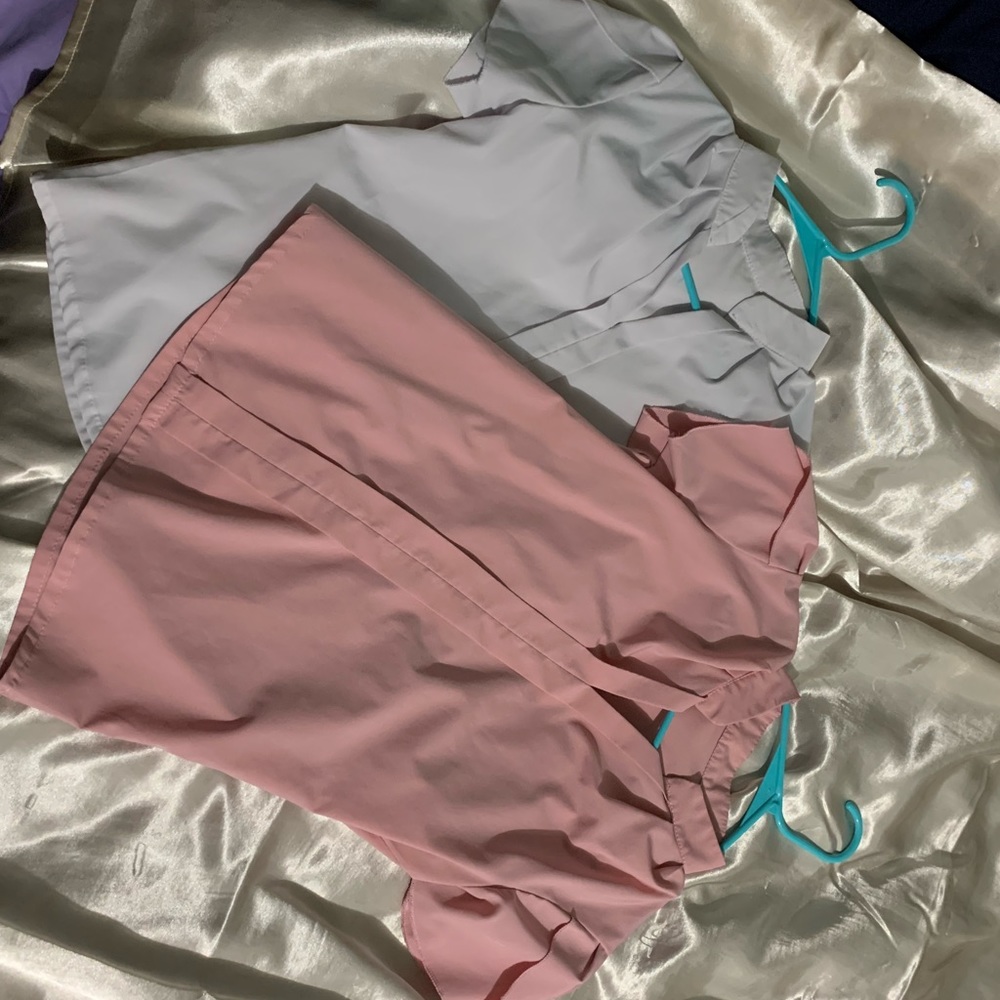 Two plain blouses